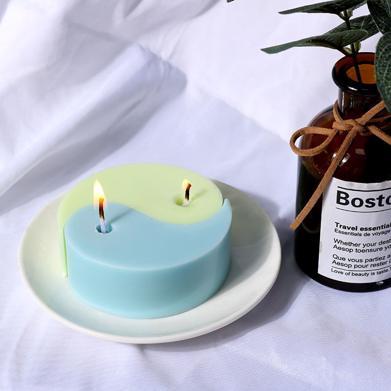 Silicone diy resin mold for Tai Chi candles, silicone mold for scented candles, gift resin pic 10