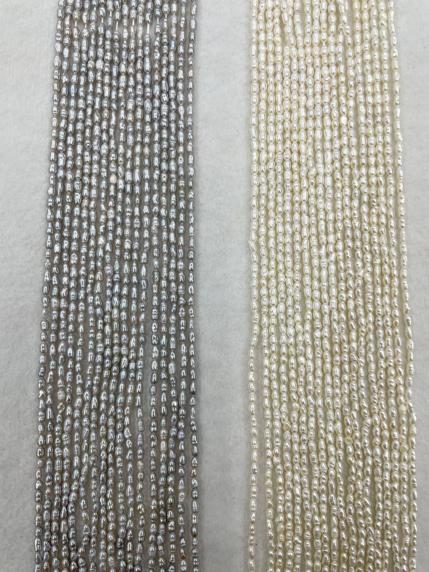 天然淡水珍珠2-2.5mm灰色串散珠小米珠diy手工饰品诸暨珍珠项链详情12