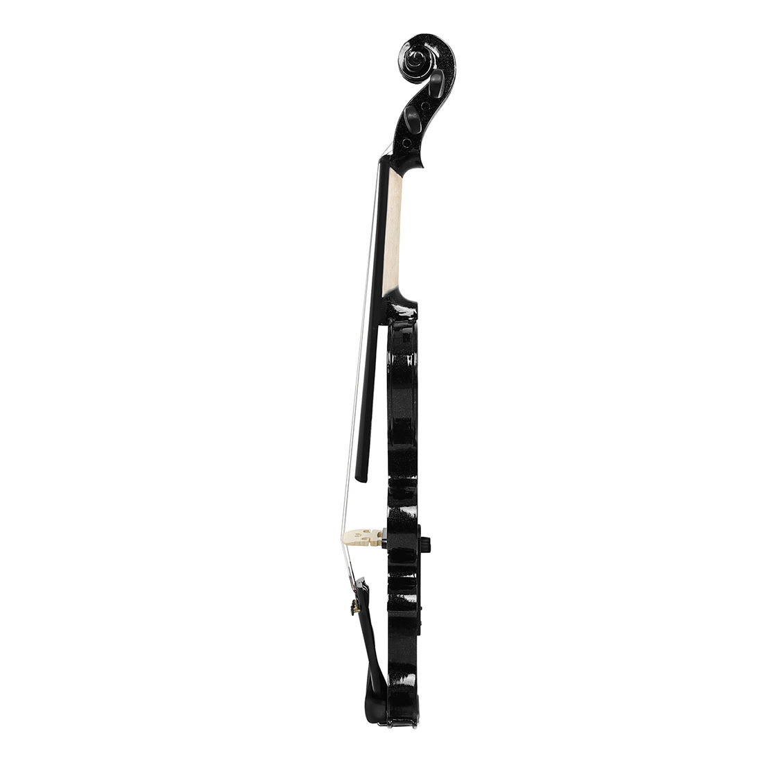 Electro-acoustic violin, solid wood violin, adult, children, beginners, playing electronic violin, headphones, silent violin pic 13