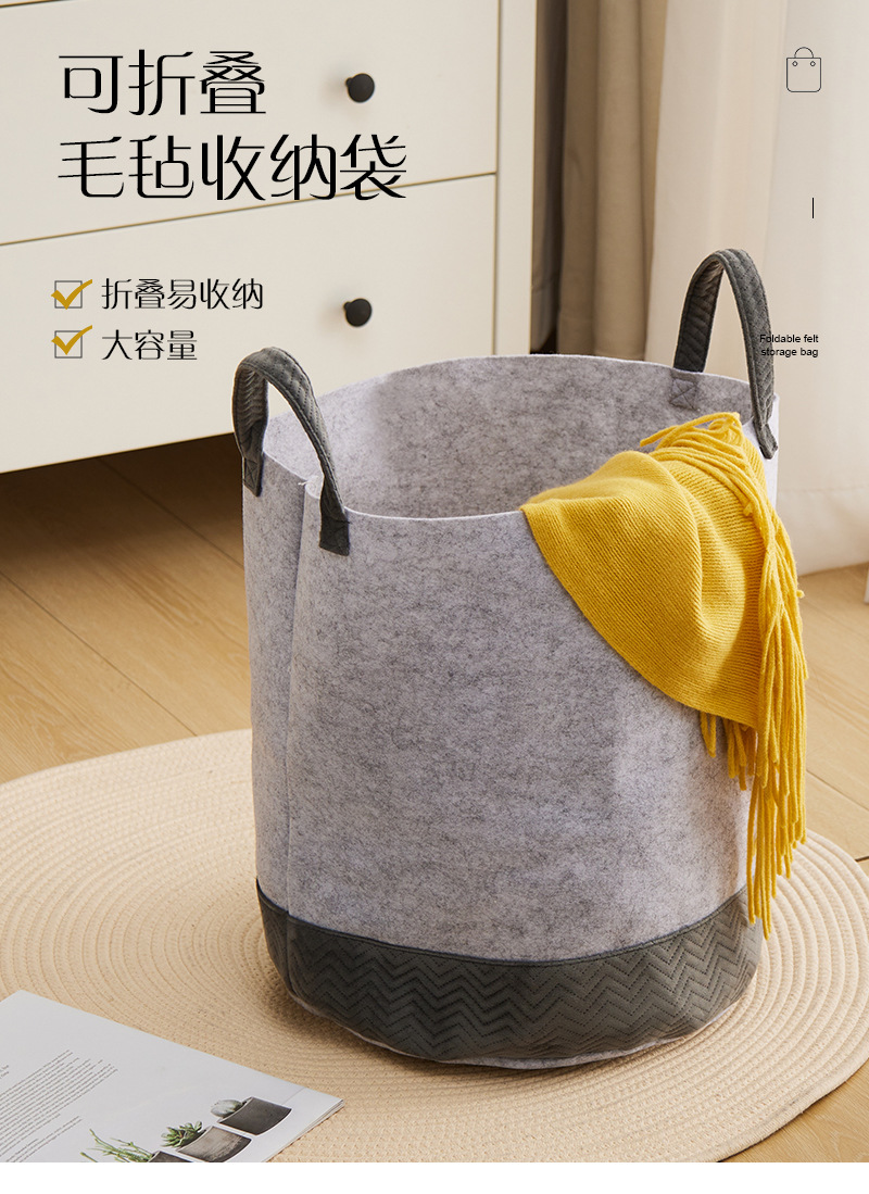 可折叠脏衣篓北欧收纳桶家用布艺脏衣娄脏衣篮洗衣篮脏衣服收纳筐详情1