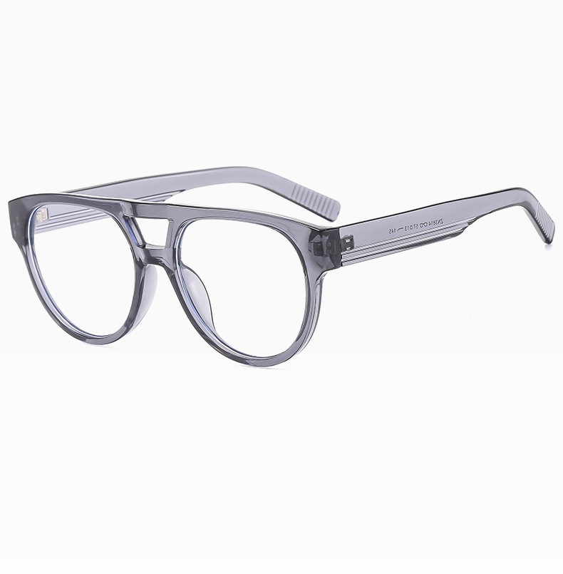 2024年双梁嘻哈开车司机蛤蟆防紫外线墨镜男时尚潮搭防蓝光平光镜详情26