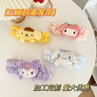 超强吸水擦手巾挂式擦手毛巾加厚可爱韩国纯棉小方巾卫生间擦手布详情4