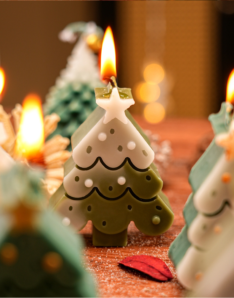 圣诞节香薰蜡烛创意圣诞树氛围感香氛蜡烛摆件浪漫圣诞伴手礼物详情17