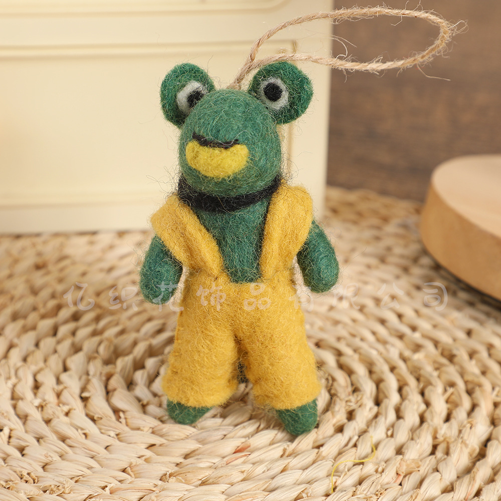 A collection of Korean-style Nepalese pure felt pendants, creative figurines, pendant bags, InS-style pendants, keychains and accessories pic 17