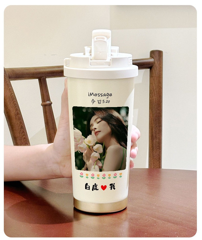 可爱卡通保温杯高颜值双饮真空咖啡杯陶瓷内胆水杯子详情11