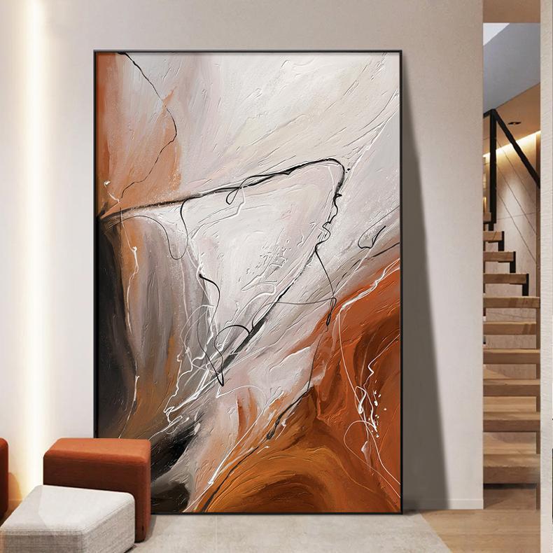 星空客厅装饰画抽象轻奢玄关画餐厅壁画落地画沙发背景墙墙面挂画详情3