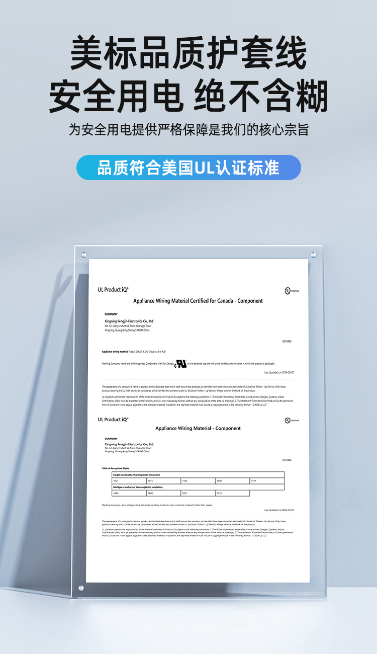 批发UL2464多芯电源线 2 3 4 5 6 7 8芯美标护套线正标信号电子线详情5
