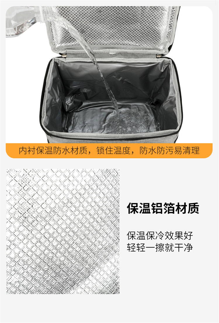 大容量冰包保温包防水牛津布户外野营收纳妈咪包野餐包可印logo详情7