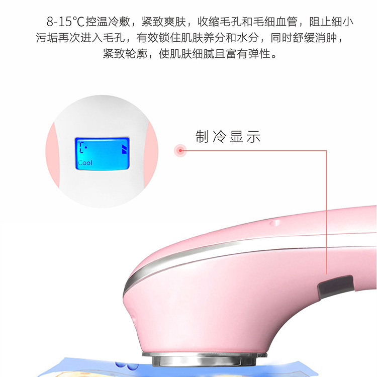 冷热美容仪振动导入家用面部抗衰冷热锤电子美容仪厂家批发跨境详情18