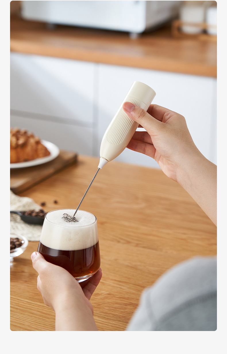 新品奶泡器四百次高速打蛋器长续航mini跨境批发家用电器厨房电器电动调奶器详情14