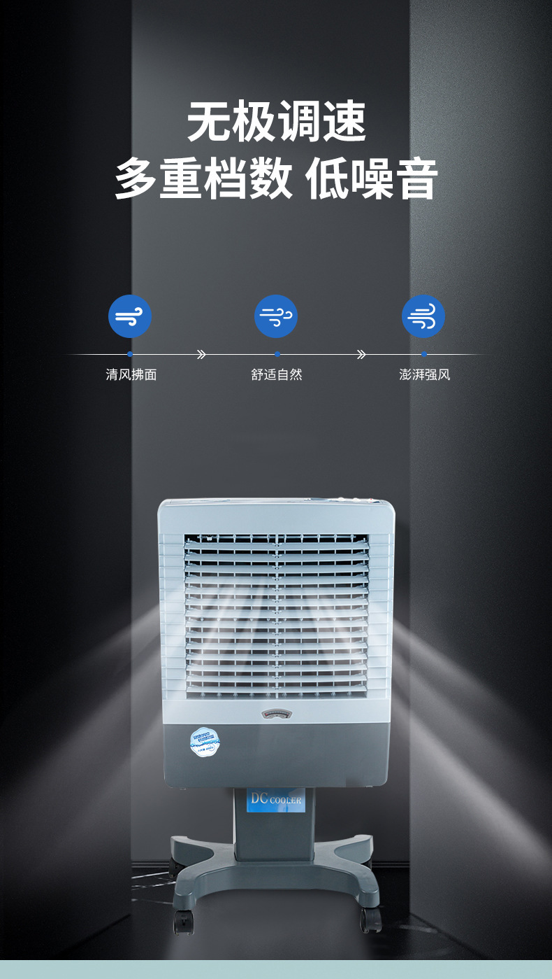 圣帕跨境批发太阳能充电户外交直流AC/DC12V太阳能板 充电冷风机详情6