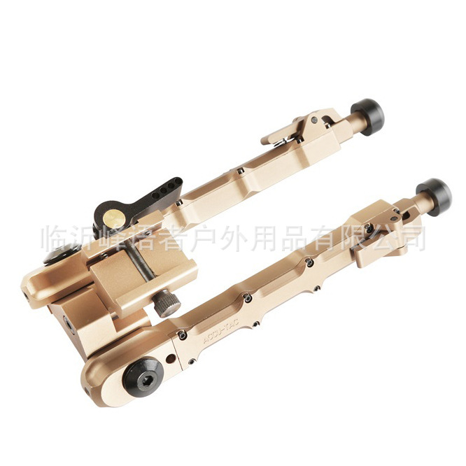 跨境黑色伸缩V9连体Bipod V9脚架黑色铝合金材质M-LOK V9竹节脚架详情8
