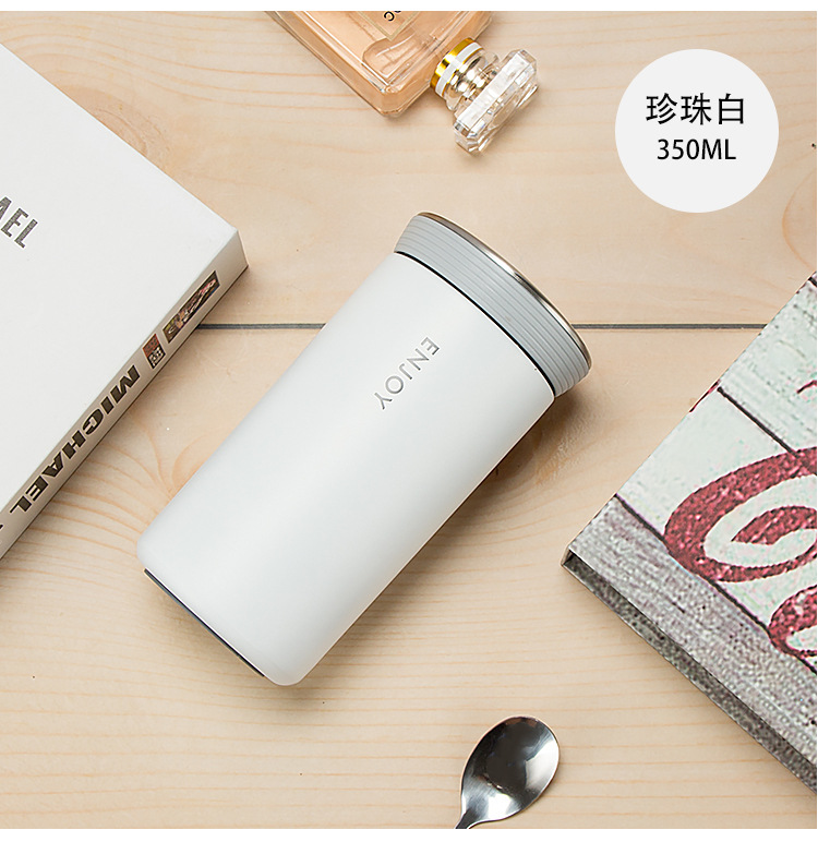 简约韩版创意时尚水杯子真空304不锈钢保温杯 带茶漏便携小巧茶杯详情14