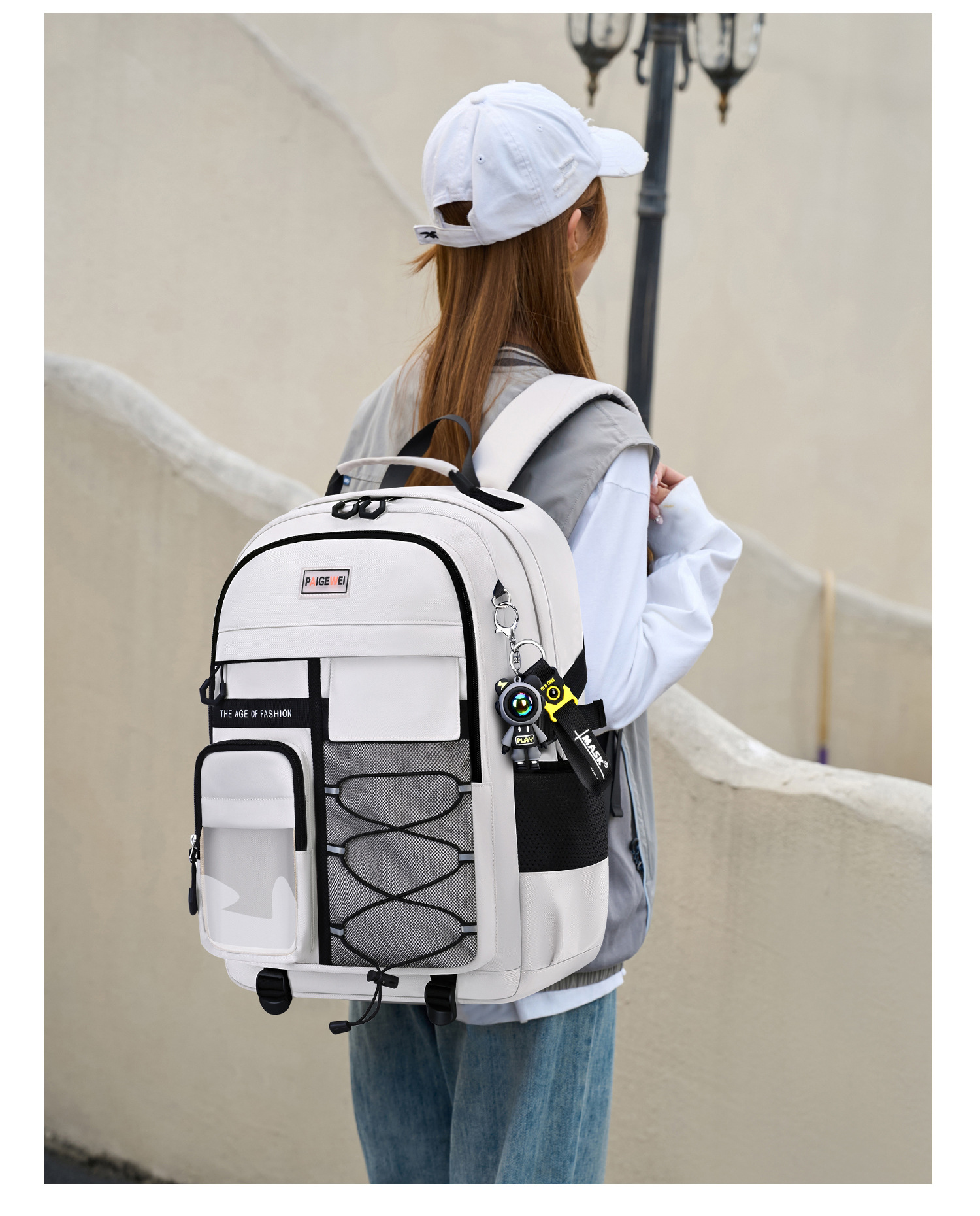 2025 New model of schoolbag for primary and junior high school girls, reducing burden and protecting spine, large capacity for high school girls, ultra-light for boys pic 21