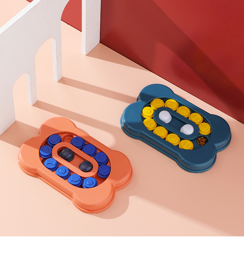 Rongka Pet Cross-border Amazon Upgraded bone-shaped adjustable dog educational feeding toy, a great way to relieve boredom pic 20