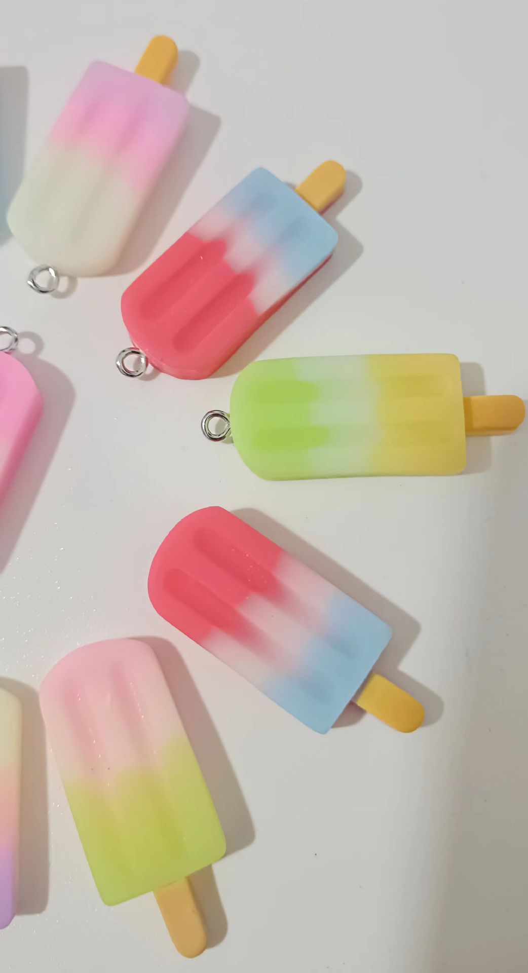 冰激凌雪糕棒冰食玩树脂配件奶油胶手机壳配件DIY饰品吊坠材料包详情2