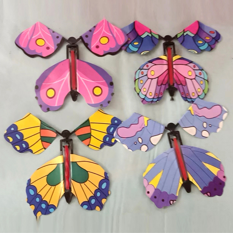 会飞的蝴蝶玩具礼物魔术蝴蝶新奇特书签网红抖音同款魔术道具批发详情4