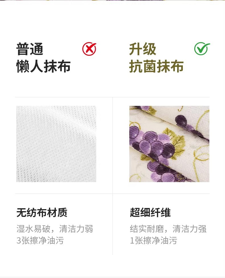 抗菌周抛抹布干湿两用一次性懒人洗碗布厨房专用不易掉毛吸水毛巾详情6