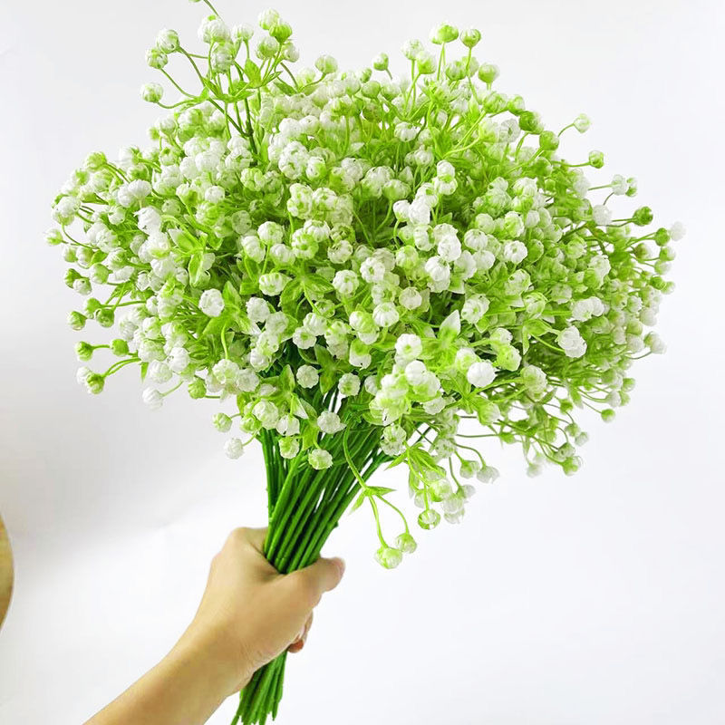 满天星假花仿真花高档装饰花束客厅摆件手捧花塑料花卉拍照道具详情2