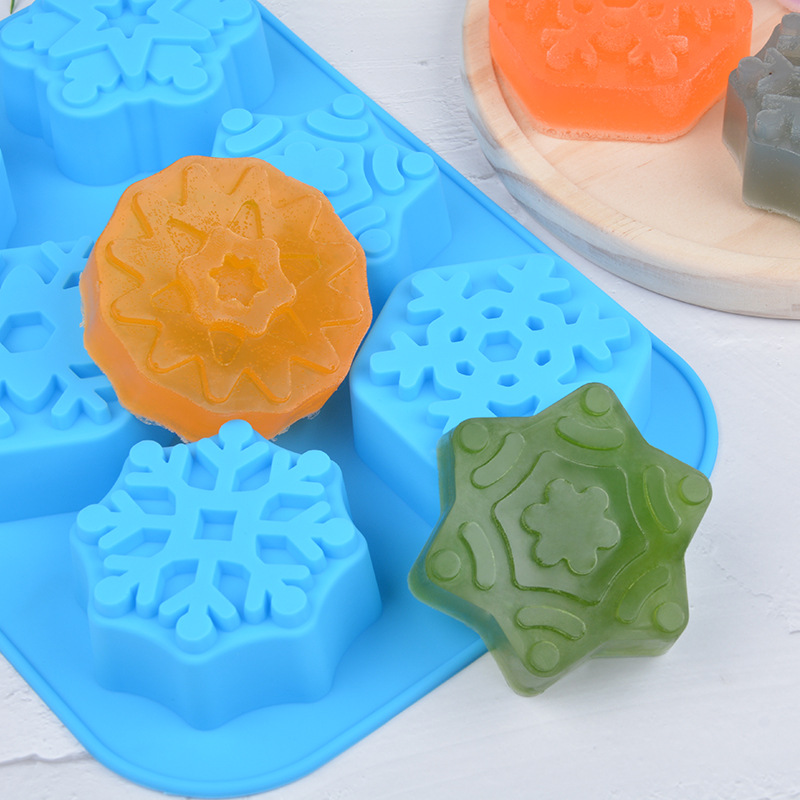 Wholesale of Christmas silicone mold Christmas tree creative cake gingerbread man cookies Christmas pudding chocolate molds pic 5