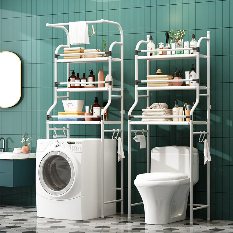 Toilet rack, guardrail, anti-drop rack, washing machine rack, refrigerator rack, bathroom storage, kitchen storage pic 8