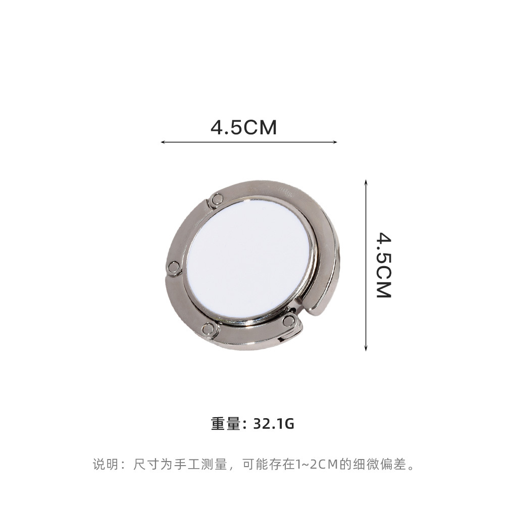 便携式折叠挂包钩实用桌边包包挂包器可来样logo滴胶桌面书包挂钩详情5