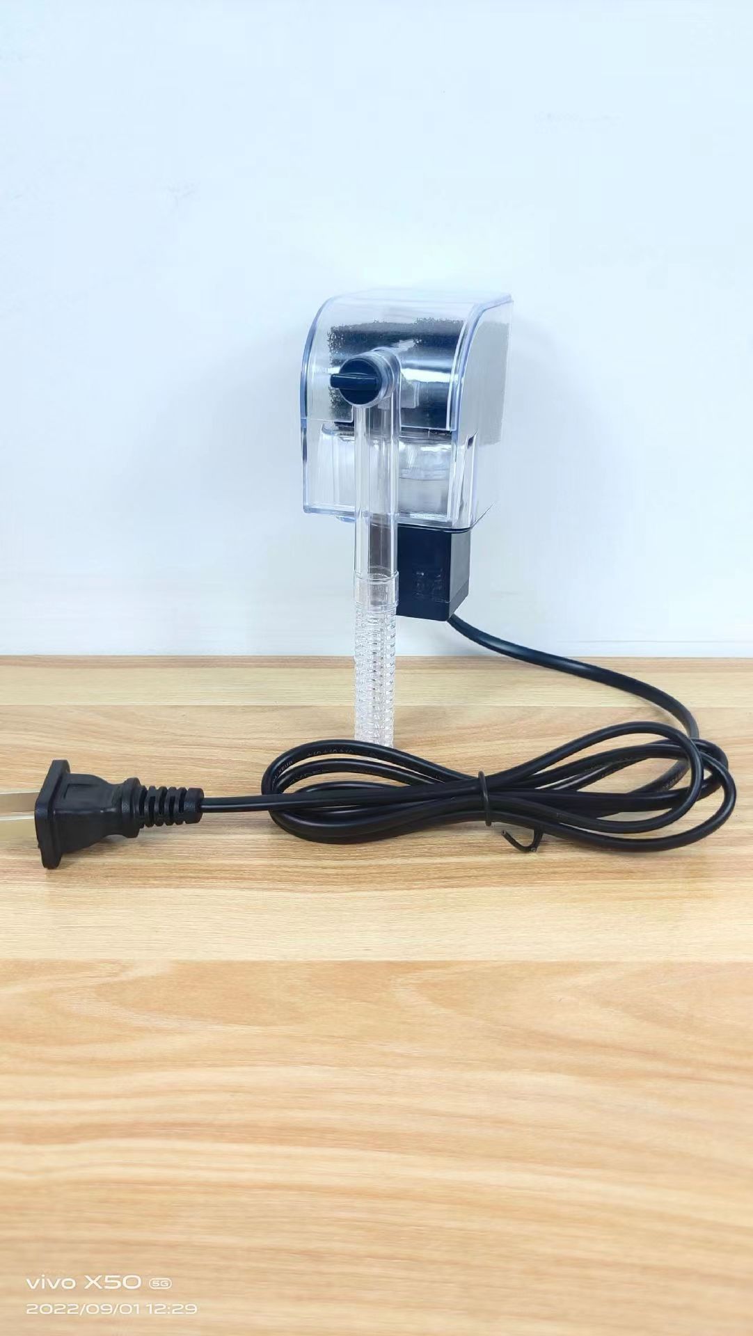 鱼缸过滤器 厂家直供 瀑布式过滤清洁增氧泵水族箱壁挂式静音外挂详情17