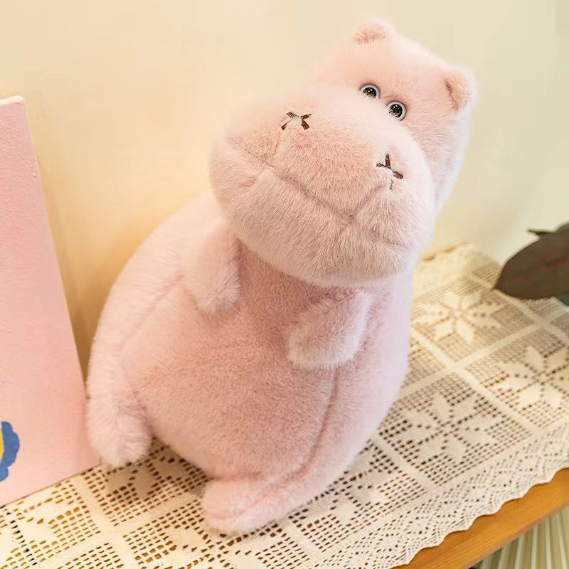 土拨鼠抱枕小熊毛绒公仔宝宝安抚玩偶批发跨境新款河马毛绒玩具秀绒玩具详情4