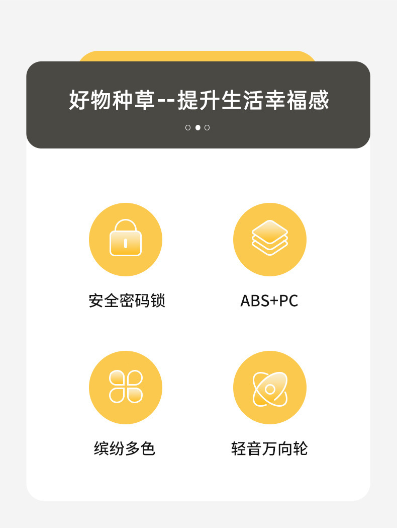 行李箱拉杆箱女2025新款登机小型密码箱旅行结实耐用加厚款箱包详情7