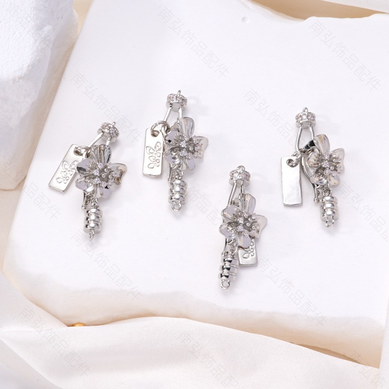 Pearl necklace buckle, lobster buckle, end connection buckle, hook buckle, sweater chain, detachable buckle, diy jewelry accessories pic 4