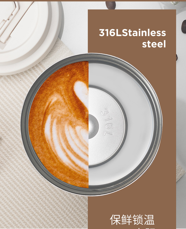 Customized thermos cups with ceramic inner linings, coffee cups for boys and girls, high appearance standards, straw water cups, and new student travel cups pic 8