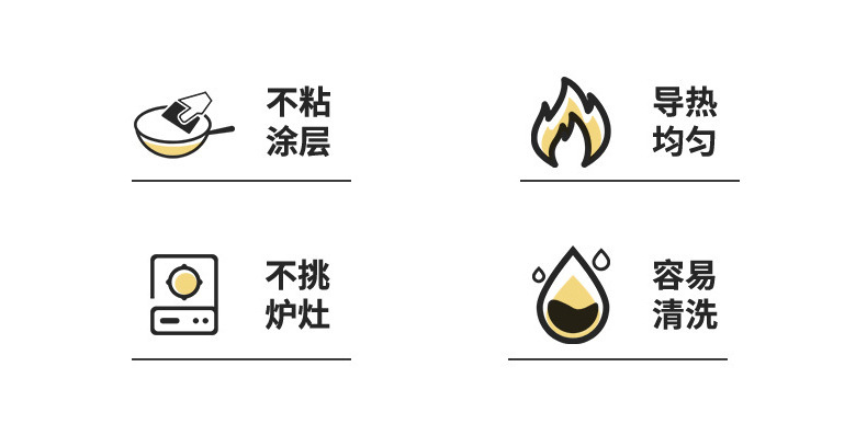 可拆卸煎锅铸铁平底锅煎盘厨房用具耐用不粘健康详情2