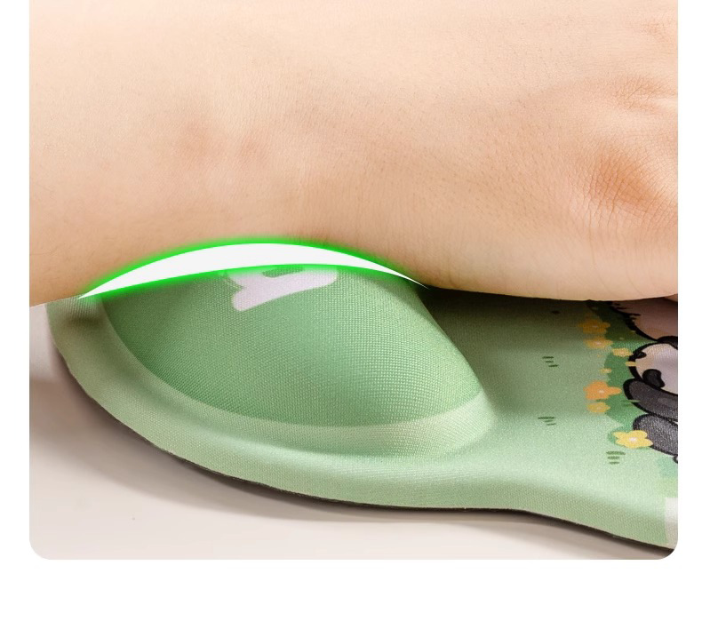 原创设计护腕鼠标垫办公学习加厚手腕垫键盘滑鼠垫硅胶手托详情4