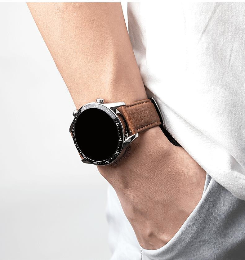 适用于华为GT5 真皮手表带官方同款智能手表带真皮表带现货速发详情25