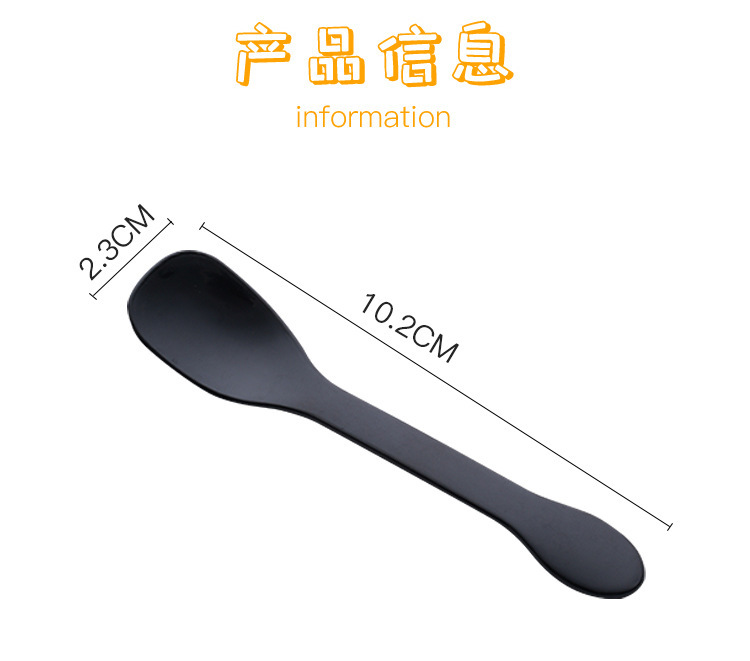 一次性塑料加厚勺子彩色甜品冰淇淋水果雪糕果冻布丁勺独立包装详情3