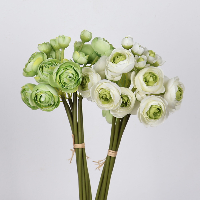 迷你露莲花露莲把束仿真花小茶玫花束假高级感家居装饰花婚庆绢花详情15