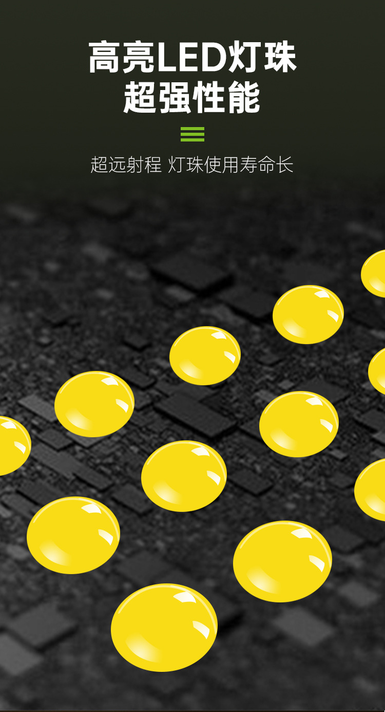 The new outdoor emergency flashlight with a strong long-range shooting, creative charging bag type lighting flashlight is now available in hand with the hand-held emergency light for daily necessities pic 3