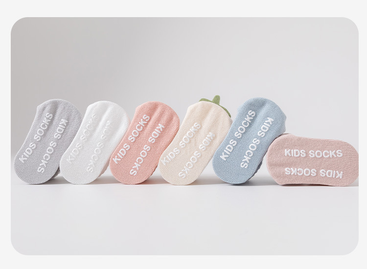 2025 Baby Socks of Class a, new cotton socks, cartoon double-needle baby socks, glue mid-tube newborn socks 0-9 pic 13