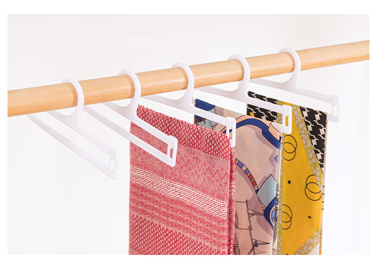 Plastic hook multi-functional storage and hanging pants wonder, small snap-on sock rack, silk scarf rack, pantyhose rack pic 10