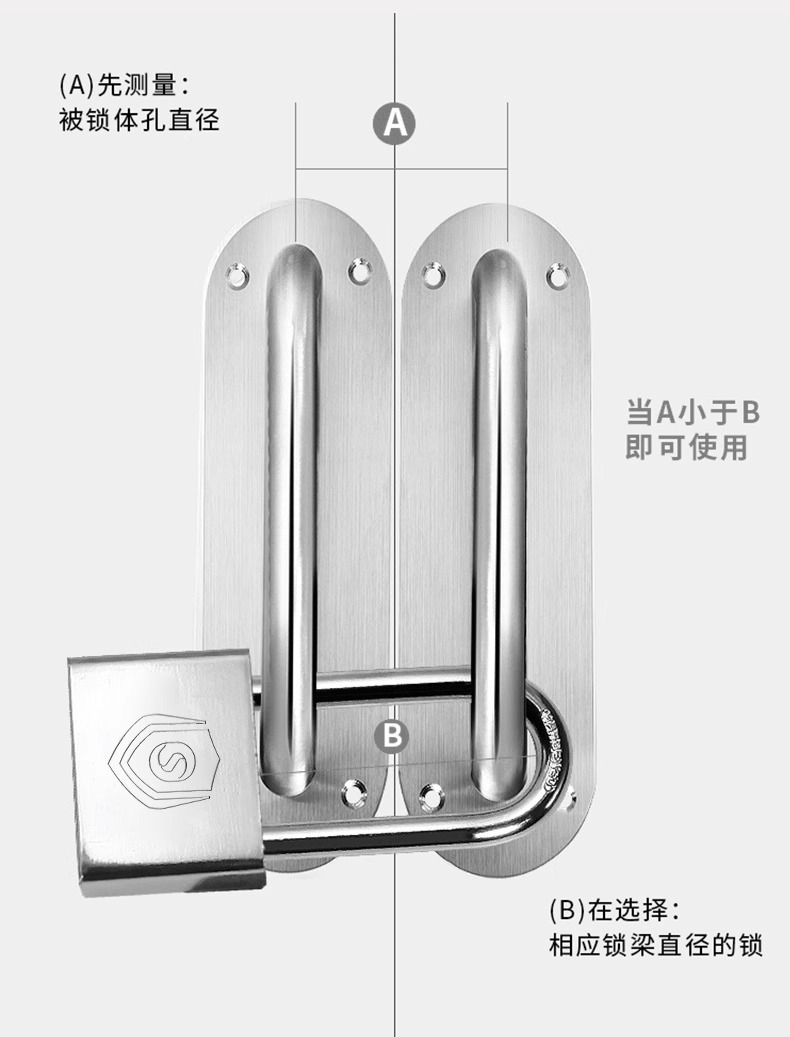厂家直销通开挂锁防盗通开锁具家用防水防锈宿舍小锁头独立不通开详情12