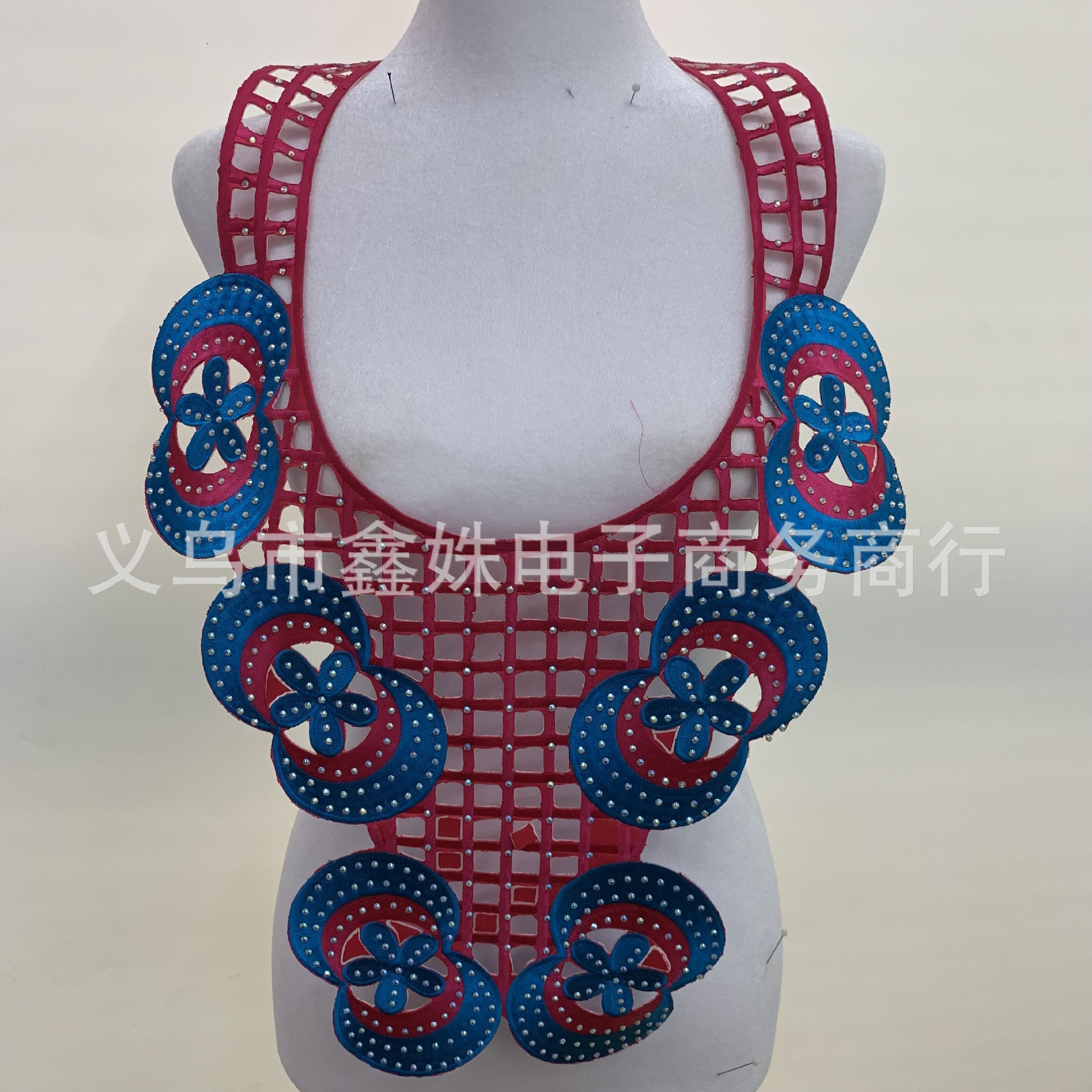Embroidery, rhinestone and diamond fabric with adhesive backing decoration for foreign trade clothing accessories pic 33