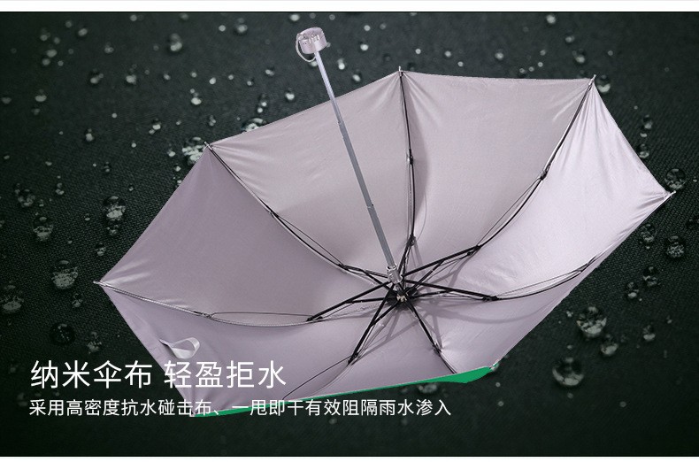 7骨银胶雨伞遮阳伞防晒伞晴雨两用广告礼品伞印LOGO雨伞工厂批发详情8