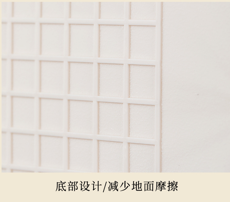 塑料镂空编织收纳筐玩具书本桌面格纹带竹盖可叠加储物篮批发收纳篮置物篮收纳筐详情12