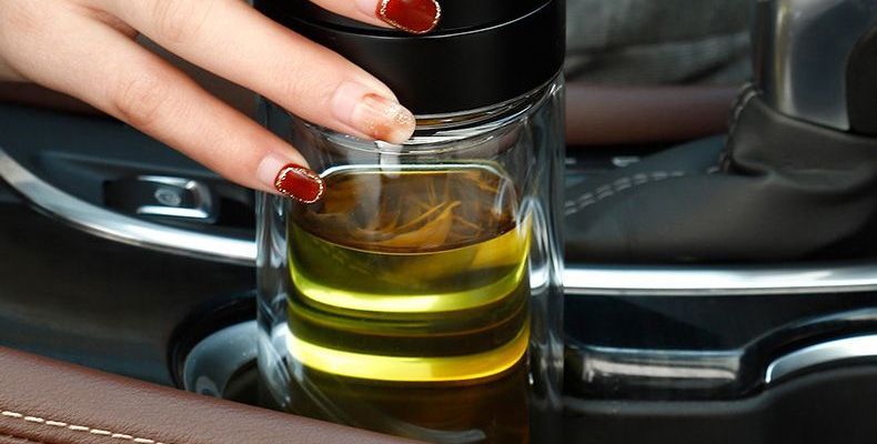 一键速开杯车载茶水分离杯泡茶加厚双层玻璃杯网红高硼硅杯子批发详情24