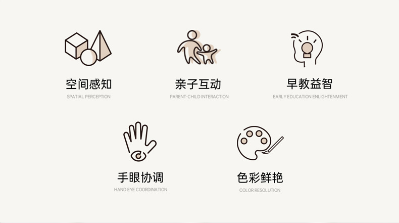 多功能动物绕珠婴幼儿木制三轨串珠玩具手眼协调训练早教益智积木详情2