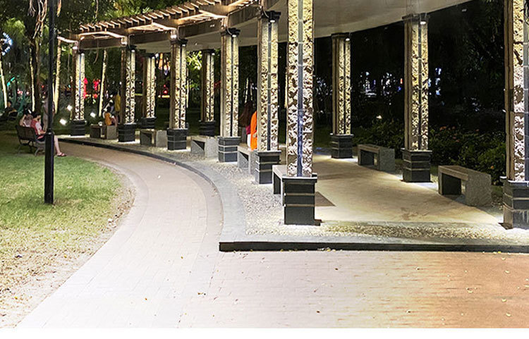 太阳能投光灯一拖二天黑自动亮户外庭院灯超亮照明家用新农村路灯详情55