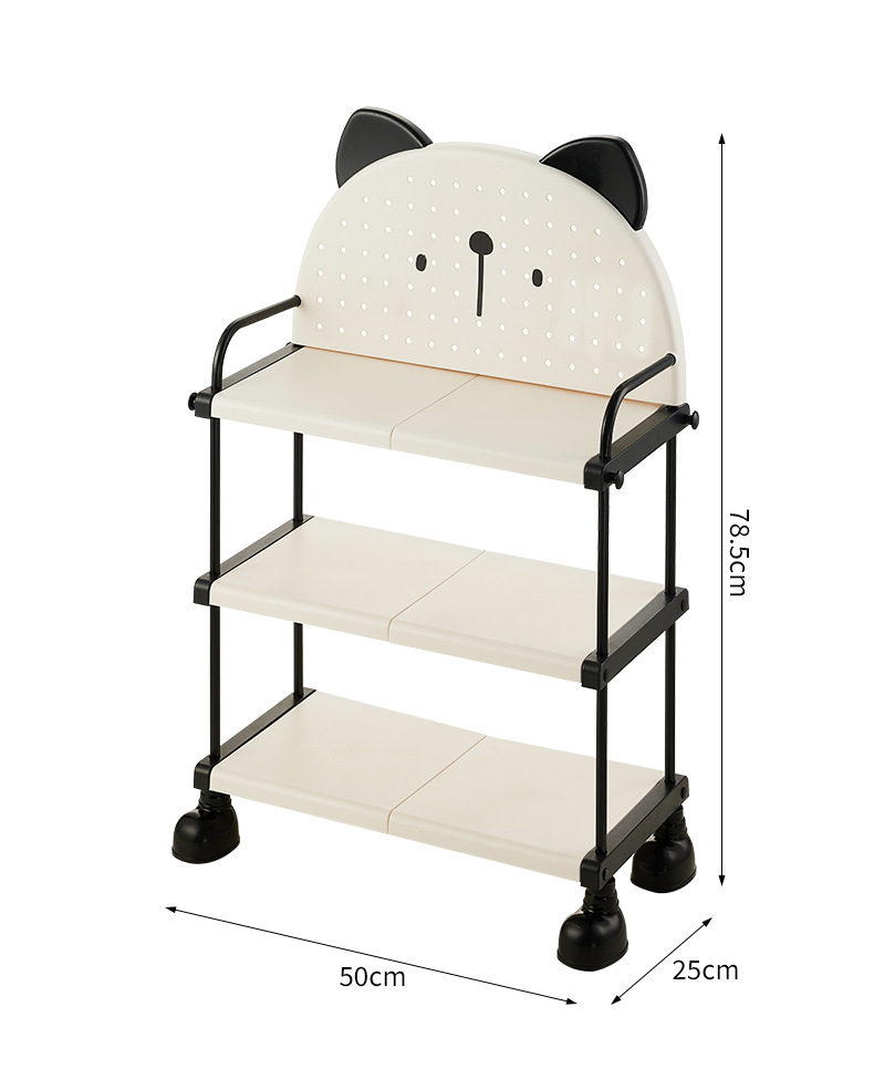 Household storage rack, perforated board shoe rack, multi-layer space-saving, multi-functional rental room, economical shoe rack cabinet pic 2