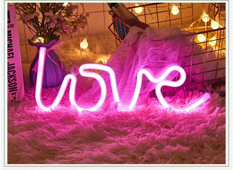 霓虹灯LOVE创意表白求婚电池USB双用造型灯LED跨境创意装饰小夜灯详情8