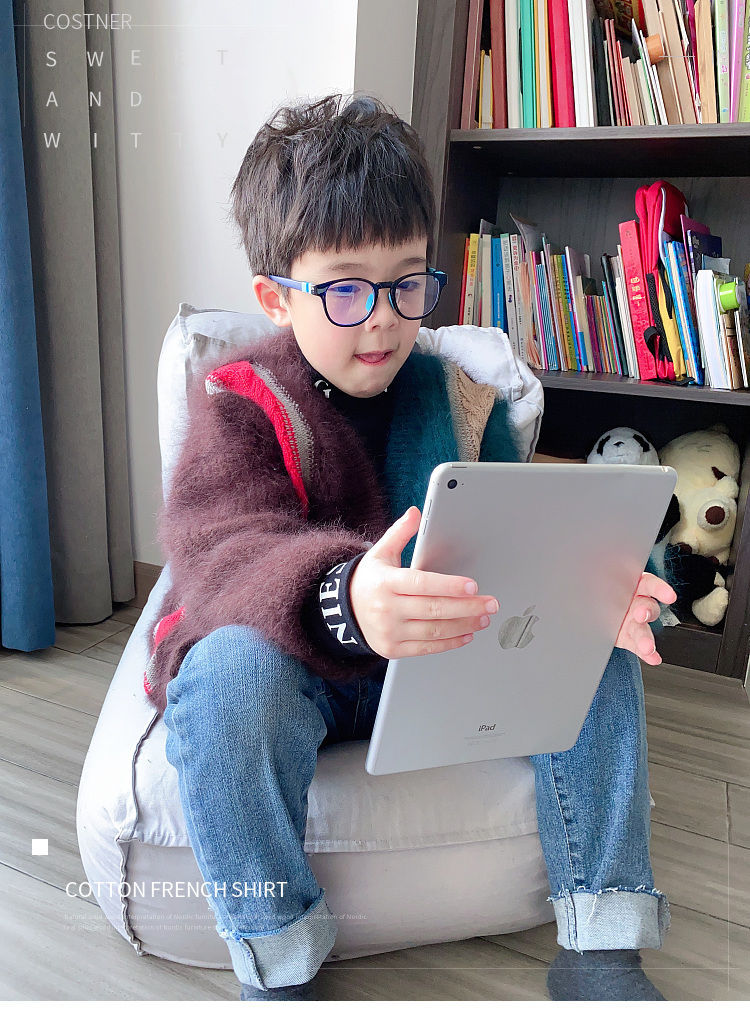 儿童硅胶TR90近视眼镜框架防蓝光护目平光镜男女学生弱视远视镜框详情21