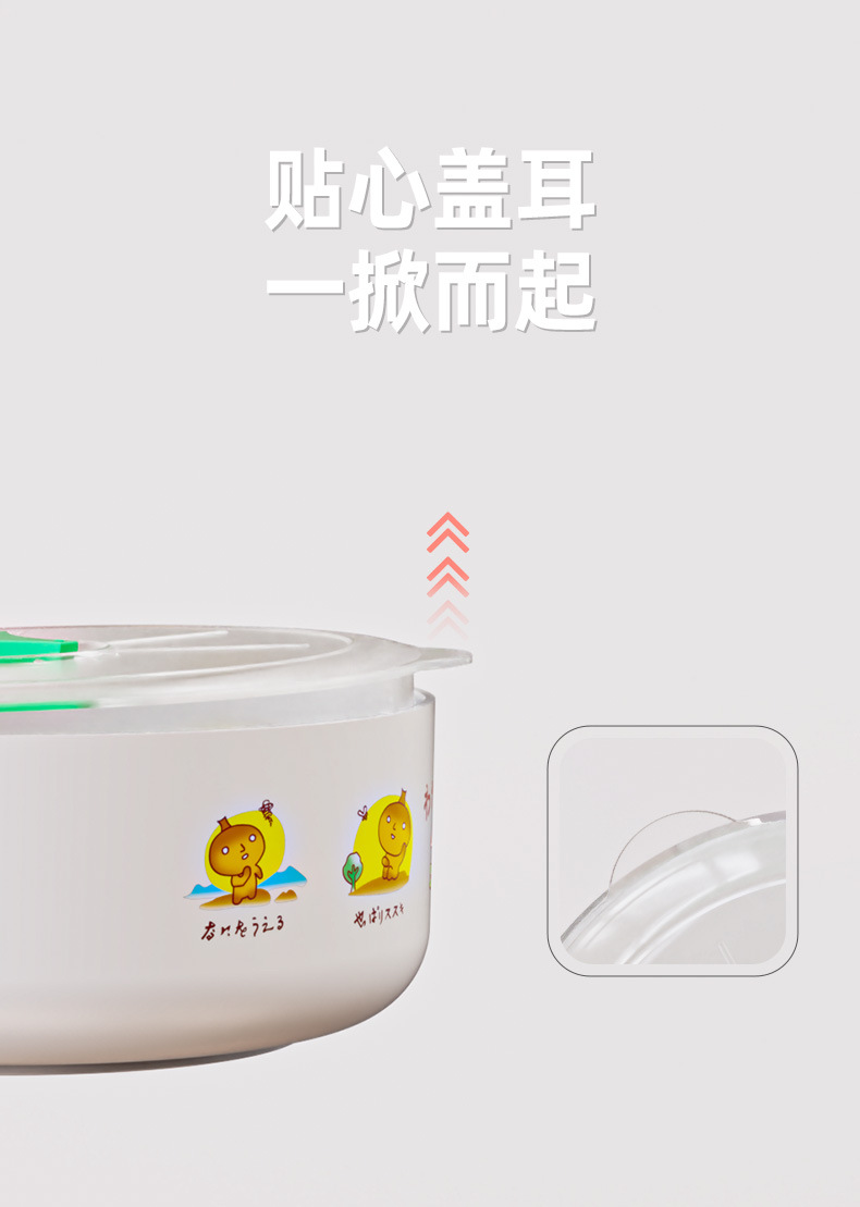Wholesale of three-piece plastic fresh-keeping bowls, household refrigerator storage bowls, microwave-safe bowls with LIDS and handles pic 8